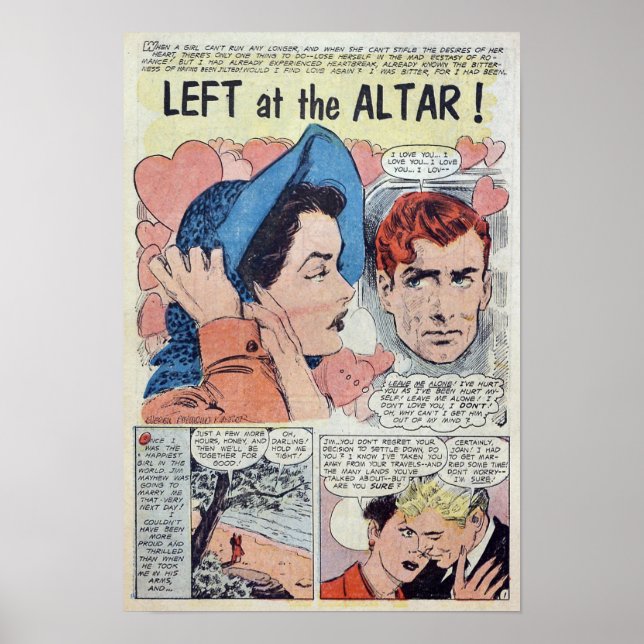 Vintage Romantik Poster (Framsidan)