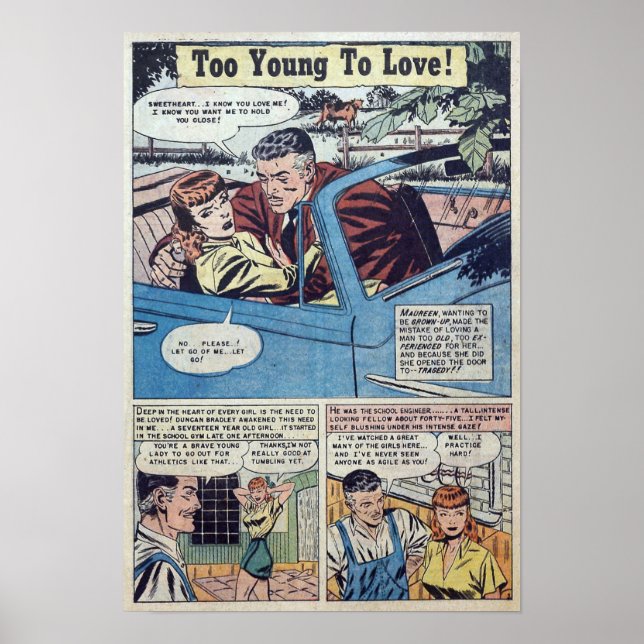 Vintage Romantik Poster (Framsidan)