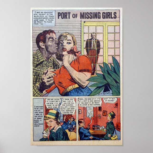Vintage Romantik Poster (Framsidan)