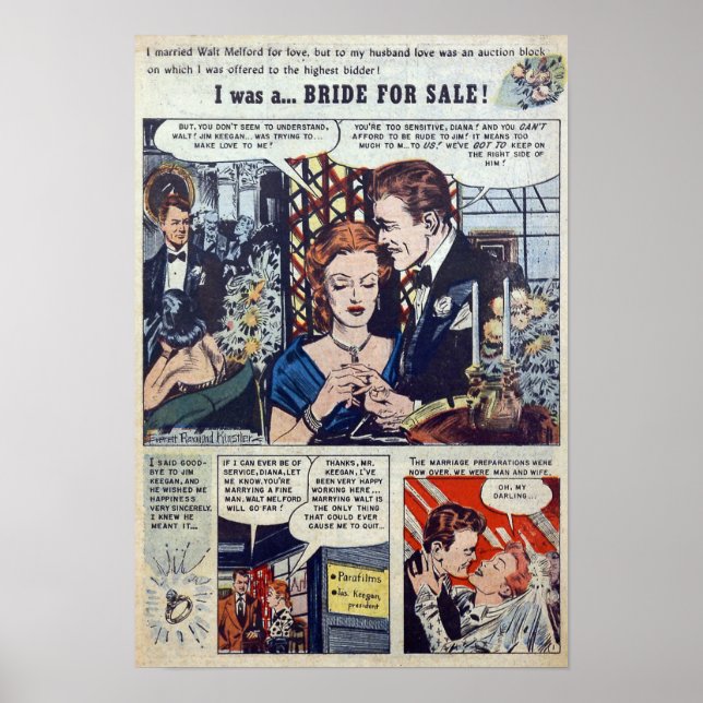 Vintage Romantik Poster (Framsidan)
