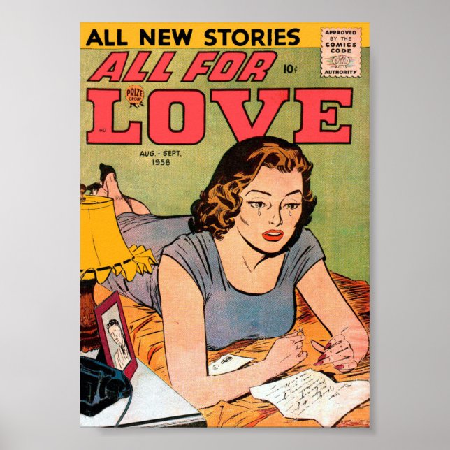 Vintage Romantik Poster (Framsidan)