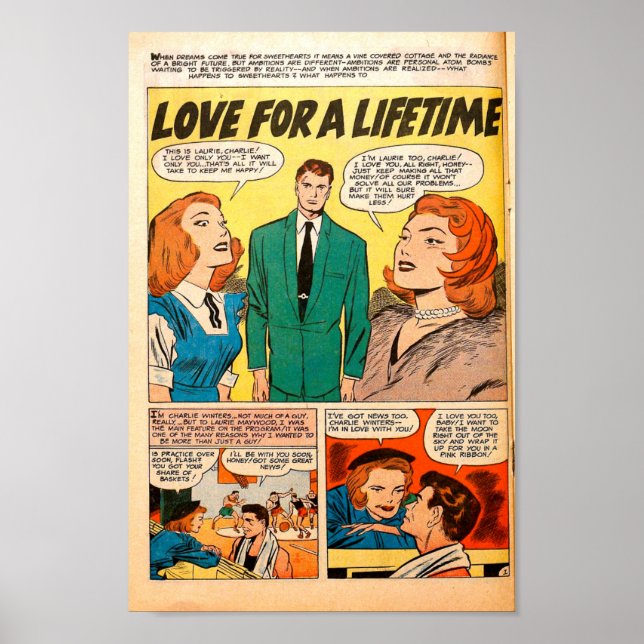Vintage Romantik Poster (Framsidan)