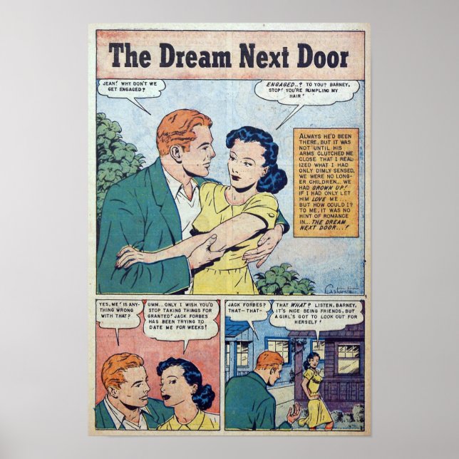 Vintage Romantik Poster (Framsidan)