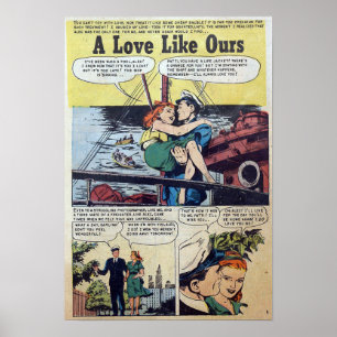 Vintage Romantik Poster
