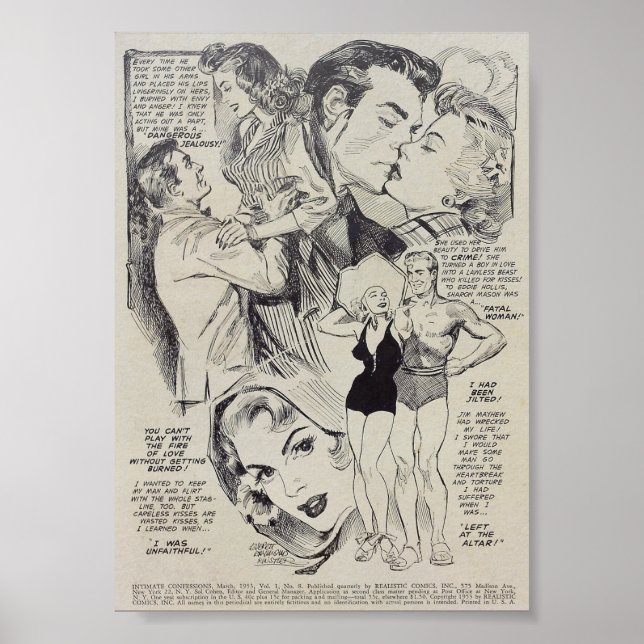 Vintage Romantik Poster (Framsidan)