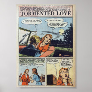 Vintage Romantik Poster