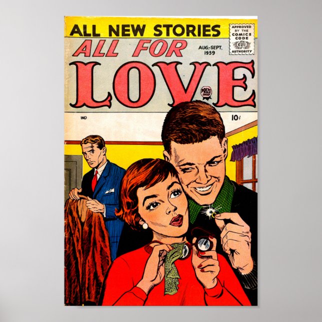 Vintage Romantik Poster (Framsidan)