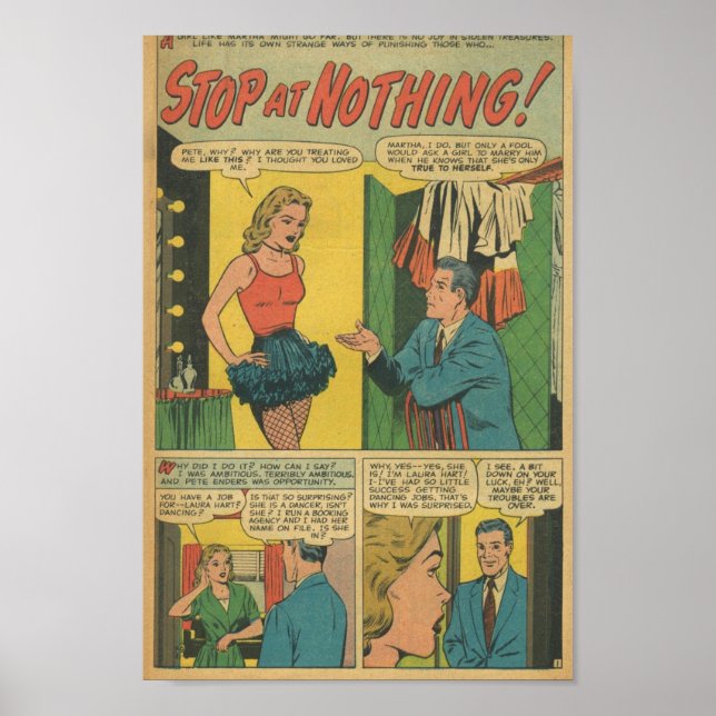 Vintage Romantik Poster (Framsidan)