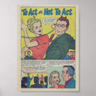 Vintage Romantik Poster