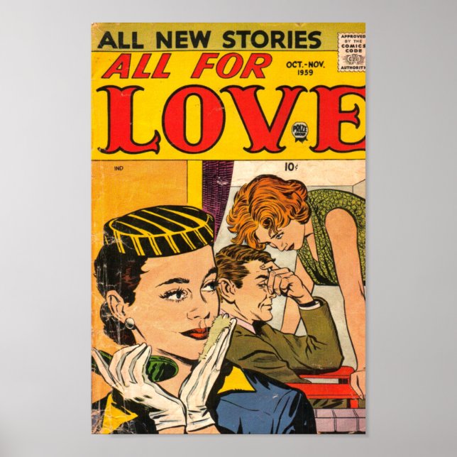 Vintage Romantik Poster (Framsidan)