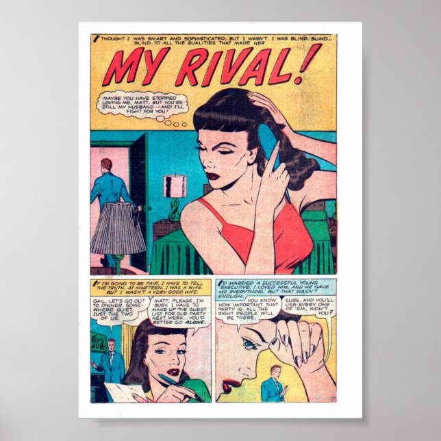 Vintage Romantik Poster (Framsidan)