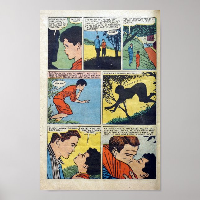 Vintage Romantik Poster (Framsidan)