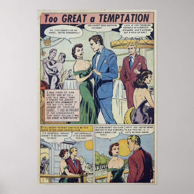 Vintage Romantik Poster (Framsidan)