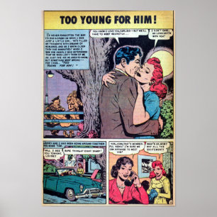Vintage Romantik Poster