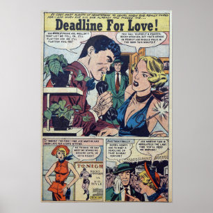 Vintage Romantik Poster