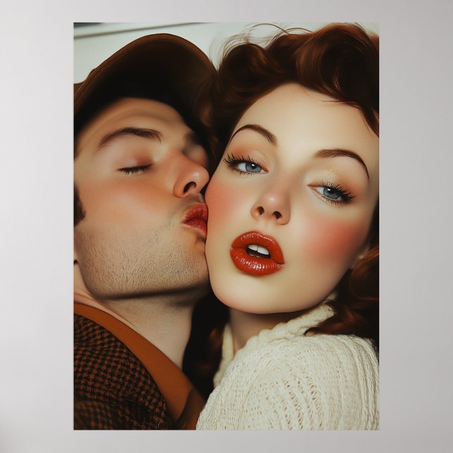 Vintage Romantik Poster (Framsidan)