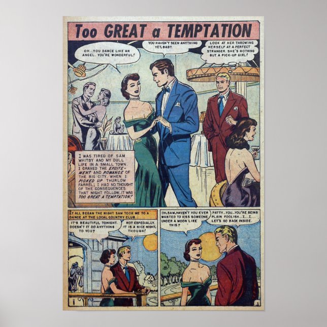 Vintage Romantik Poster (Framsidan)