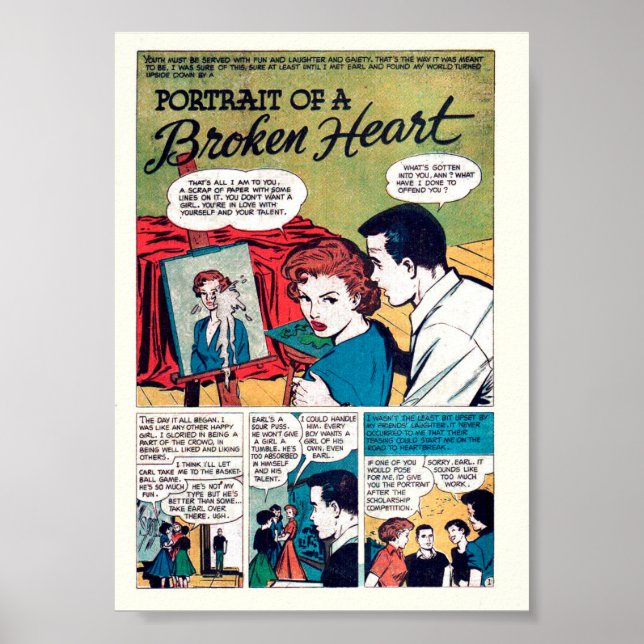 Vintage Romantik Poster (Framsidan)