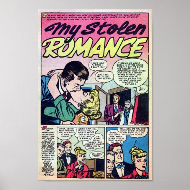 Vintage Romantik Poster (Framsidan)