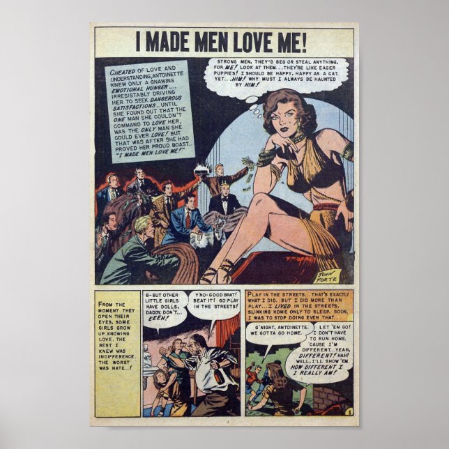 Vintage Romantik Poster (Framsidan)