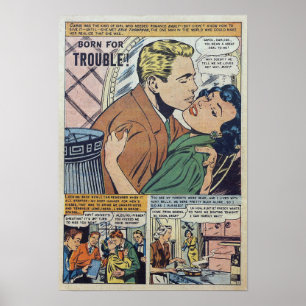 Vintage Romantik Poster
