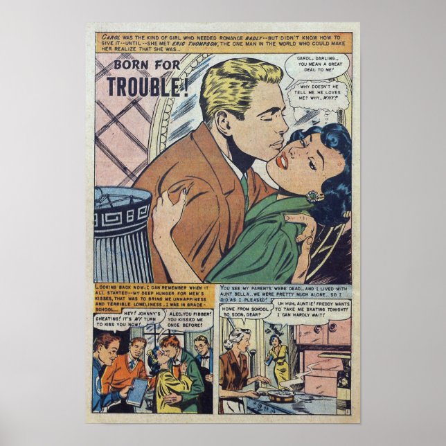 Vintage Romantik Poster (Framsidan)