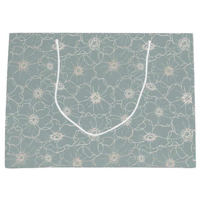 Vintage Romantik sjölösa Mönster (Framsidan)