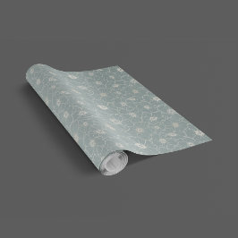 Vintage Romantik Sömlöst Mönster Presentpapper