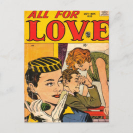 Vintage Romantik Vykort