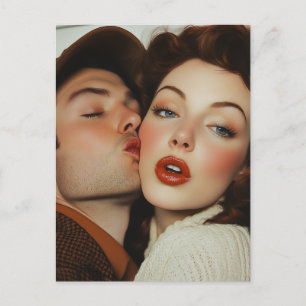 Vintage Romantik Vykort