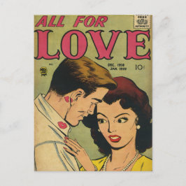 Vintage Romantik Vykort