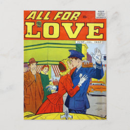 Vintage Romantik Vykort