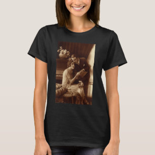 Vintage romantisk musik, kärlek och romantik älska tee shirt