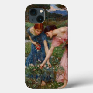 Vintage Romantisk Trädgård Kvinnor Pre-Raphaelite