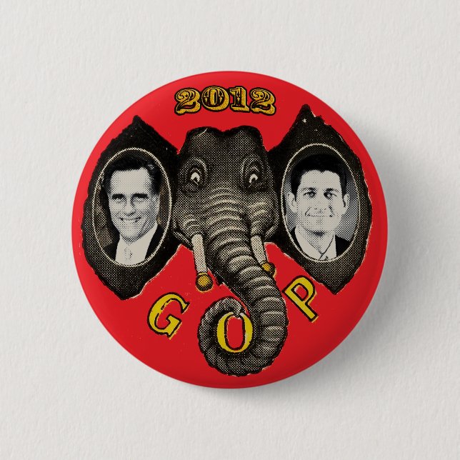 Vintage Romney Ryan 2012 Knapp (Framsida)