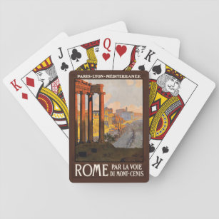 Vintage Roms Italien spelkort