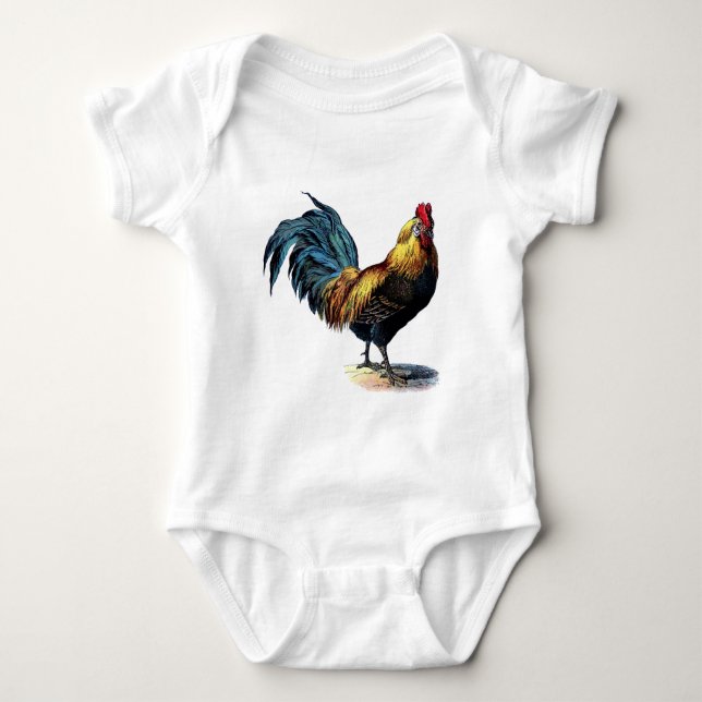 Vintage rooster t shirt (Framsida)