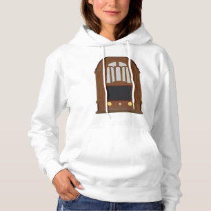 Vintage rör radio Antik Trä Stereo T Shirt