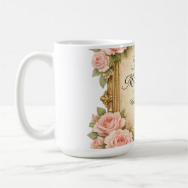 Vintage Ros Ram Mor Morsdags Kort | Antik Kaffemugg