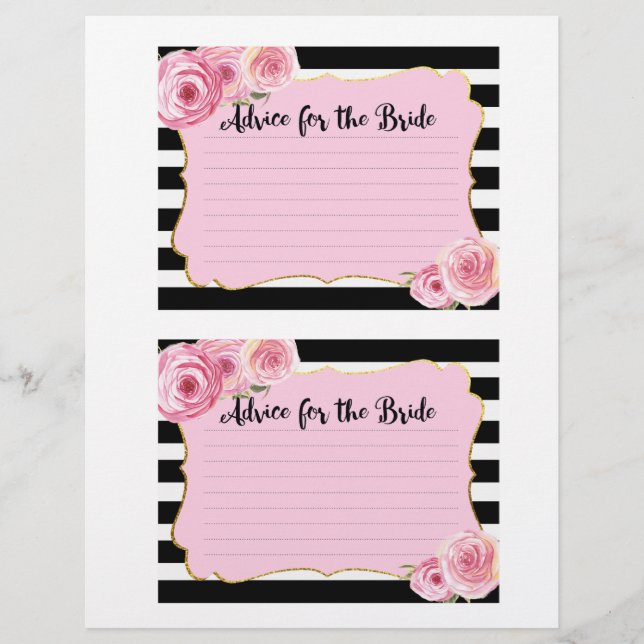 Vintage rosa blomma bröllopsfest rådgivningskort (Framsida)