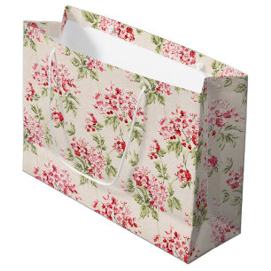 Vintage Rosa Blommig Shabby Chic Mönster
