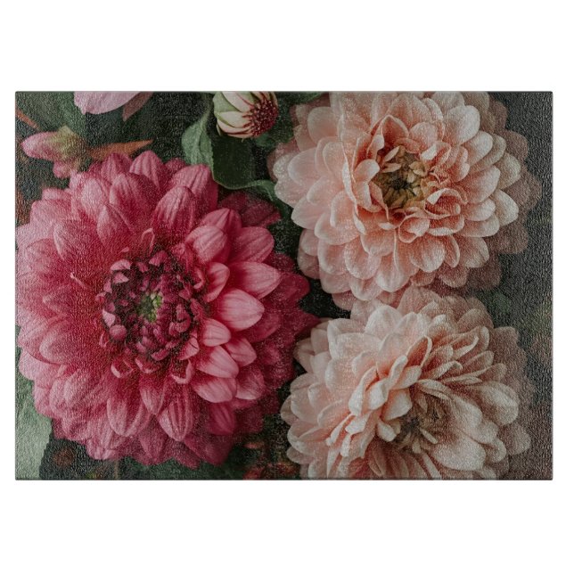 Vintage Rosa Blommor (Framsidan)