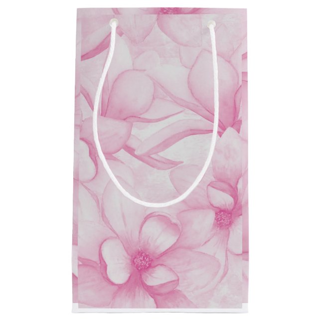 Vintage rosa blommtryck (Framsidan)