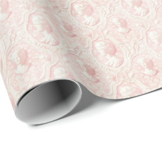 Vintage Rosa Cameo Coquette Presentpapper