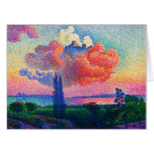 Vintage Rosa Cloud-målning (1896)