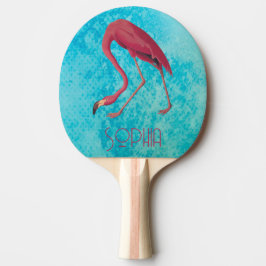 Vintage Rosa Flamingo Pingisracket