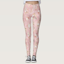VINTAGE ROSA FLOWERS LEGGINGS