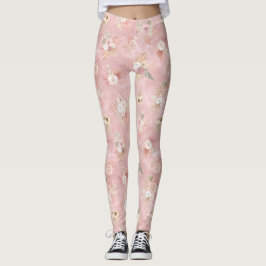 VINTAGE ROSA FLOWERS LEGGINGS