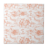 Vintage Rosa Fransk Tile Tile Tile