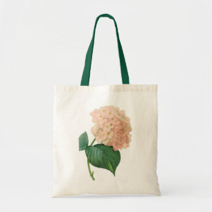 Vintage Rosa Hydrangea Hortensia Blomma av Redoute Tygkasse